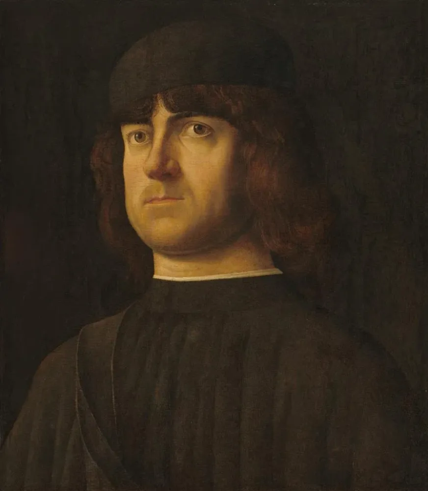 Maalaus Portrait d'un homme - Alvise Vivarini | Taidetuloste
