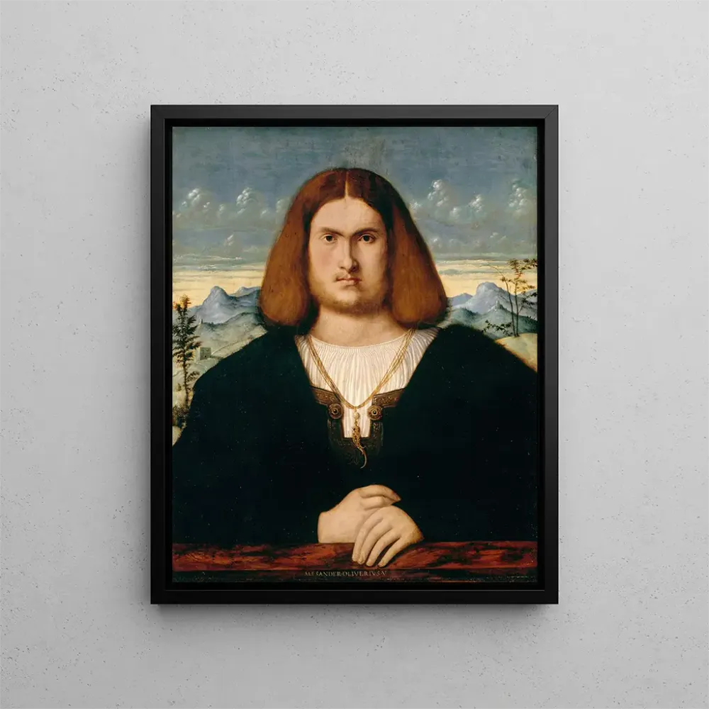 Maalaus Portrait d'un jeune homme - Alessandro Oliverio | Taidetuloste