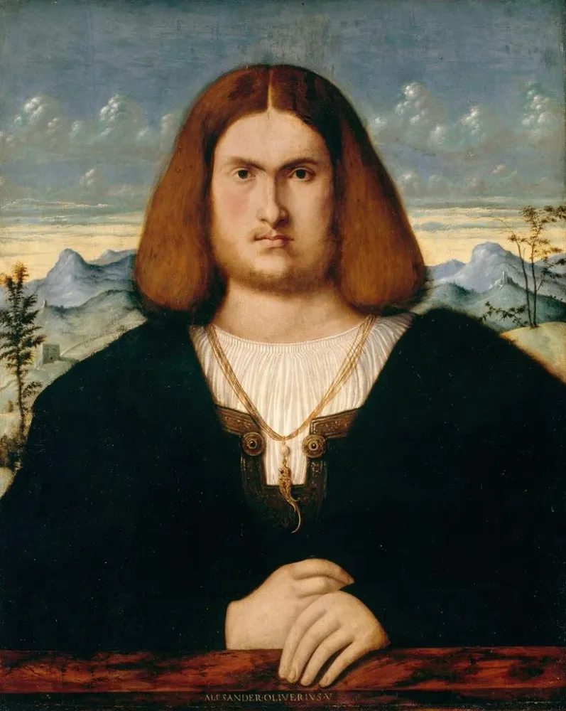Maalaus Portrait d'un jeune homme - Alessandro Oliverio | Taidetuloste