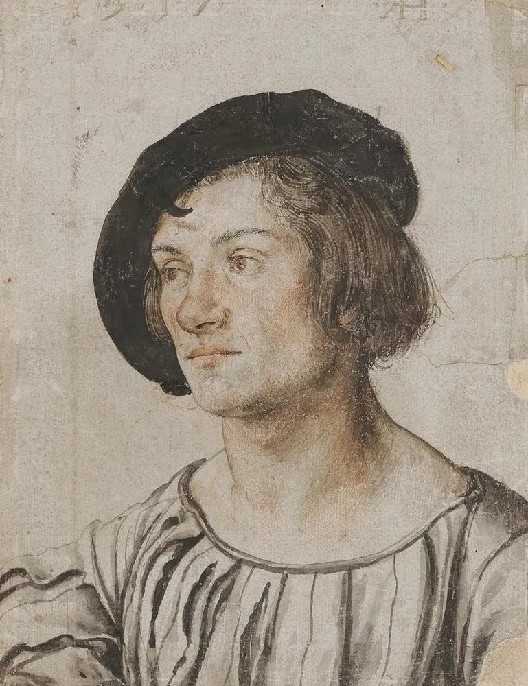 Maalaus Portrait d'un jeune homme - Ambrosius Holbein | Taidetuloste