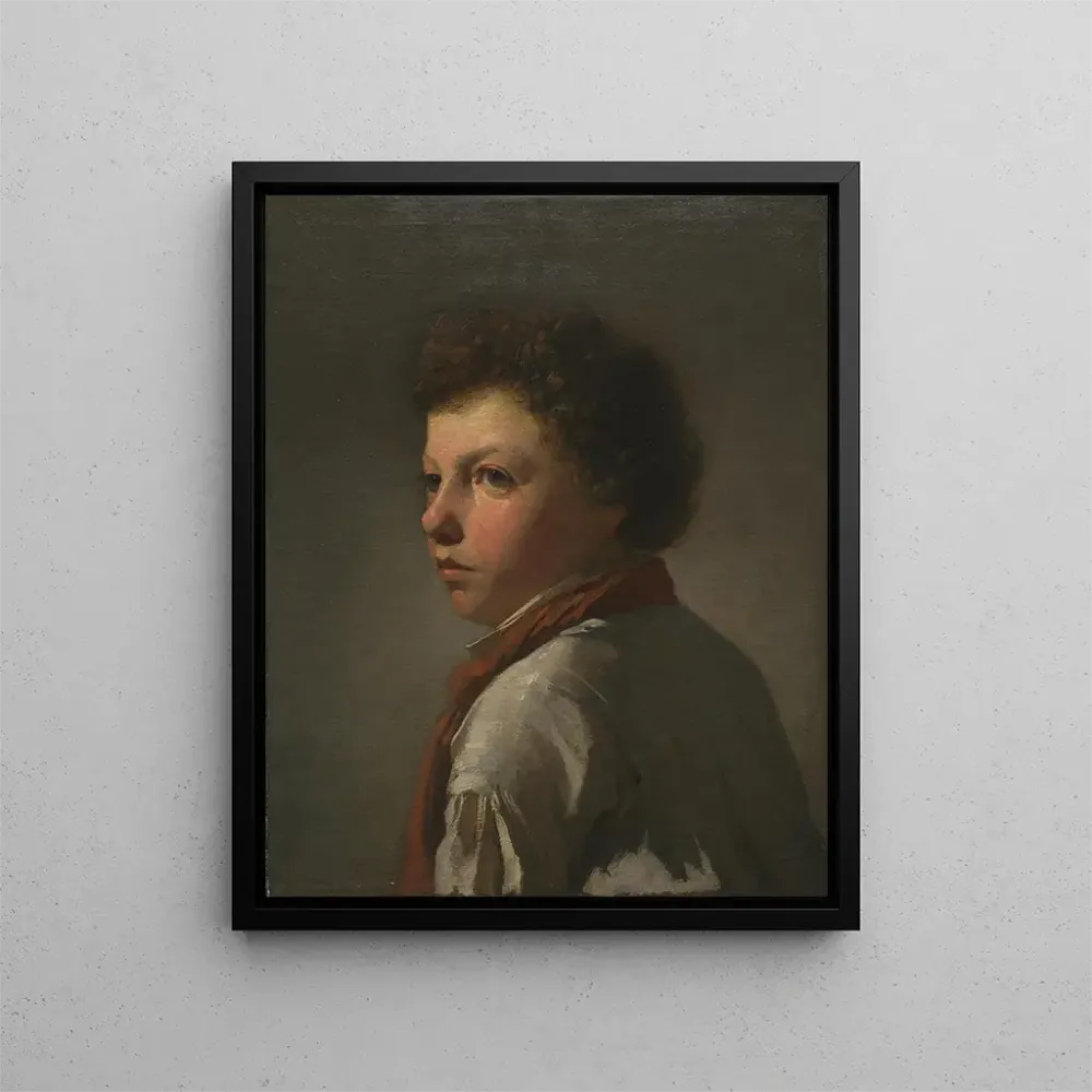 Maalaus Portrait d'un jeune homme - Anonyymi | Taidetuloste