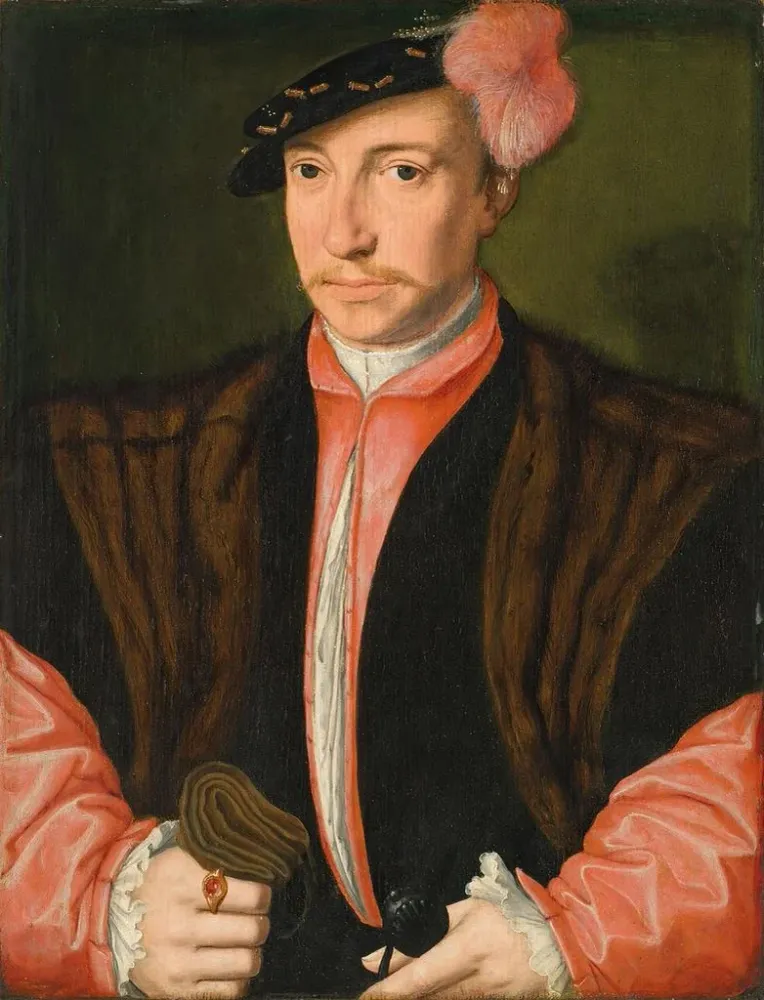 Maalaus Portrait d'un noble - École d'Anvers | Taidetuloste