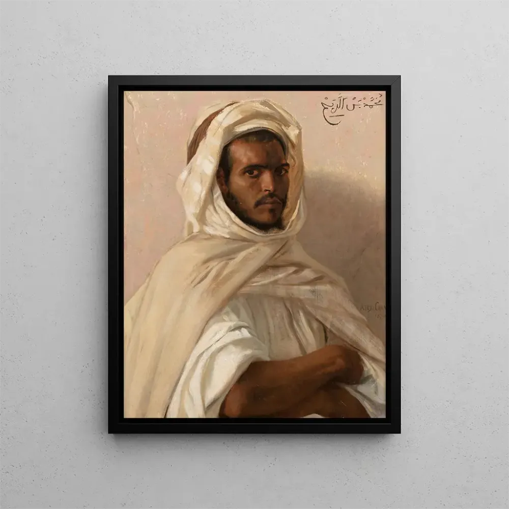 Maalaus Portrait d'un Nord-Africain - Alexandre Cabanel | Taidetuloste