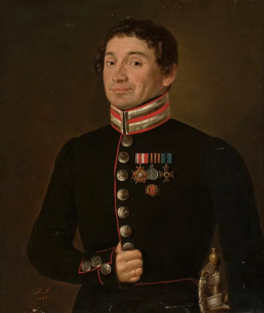 Maalaus Portrait d'un officier militaire russe - Aleksander Stankiewicz | Taidetuloste