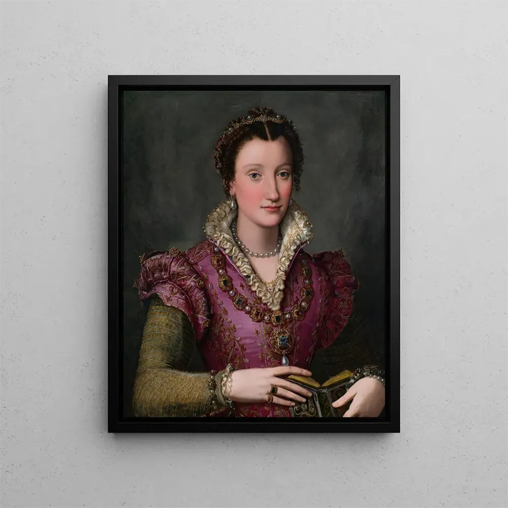 Maalaus Portrait d'une dame (conflit de cas) - Alessandro Allori | Taidetuloste