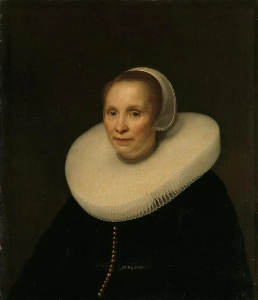 Maalaus Portrait d'une femme - Abraham Lambertsz van den Tempel | Taidetuloste