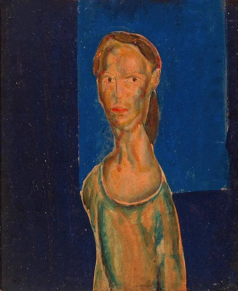 Maalaus Portrait d'une femme - Alfred Henry Maurer | Taidetuloste