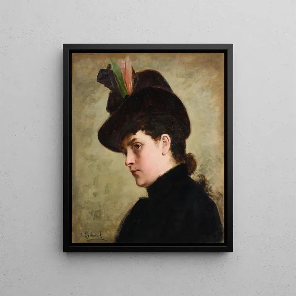 Maalaus Portrait d'une femme - Amanda Sidwall | Taidetuloste