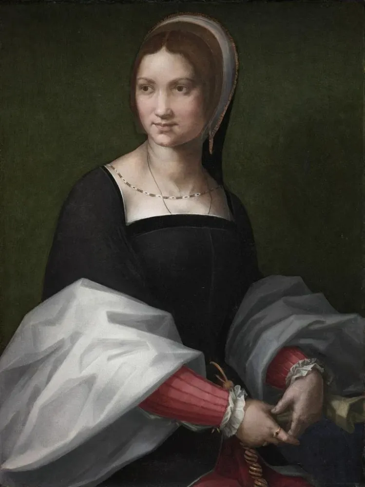 Maalaus Portrait d'une femme - Andrea del Sarto | Taidetuloste