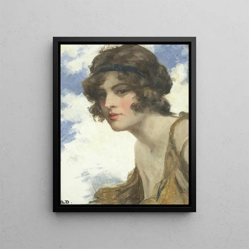 Maalaus Portrait d'une fille - Allan Douglas Davidson | Taidetuloste