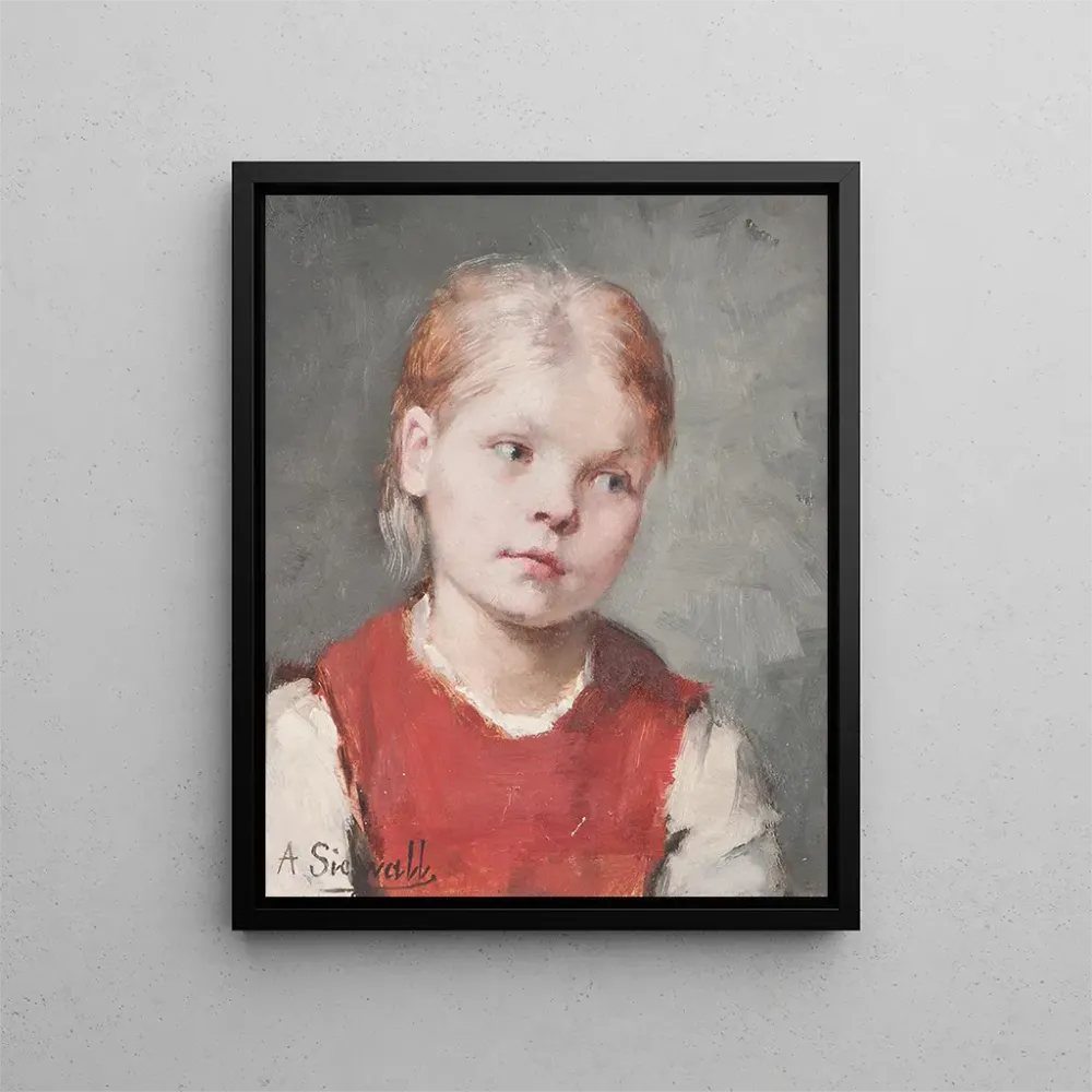 Maalaus Portrait d'une fille - Amanda Sidwall | Taidetuloste
