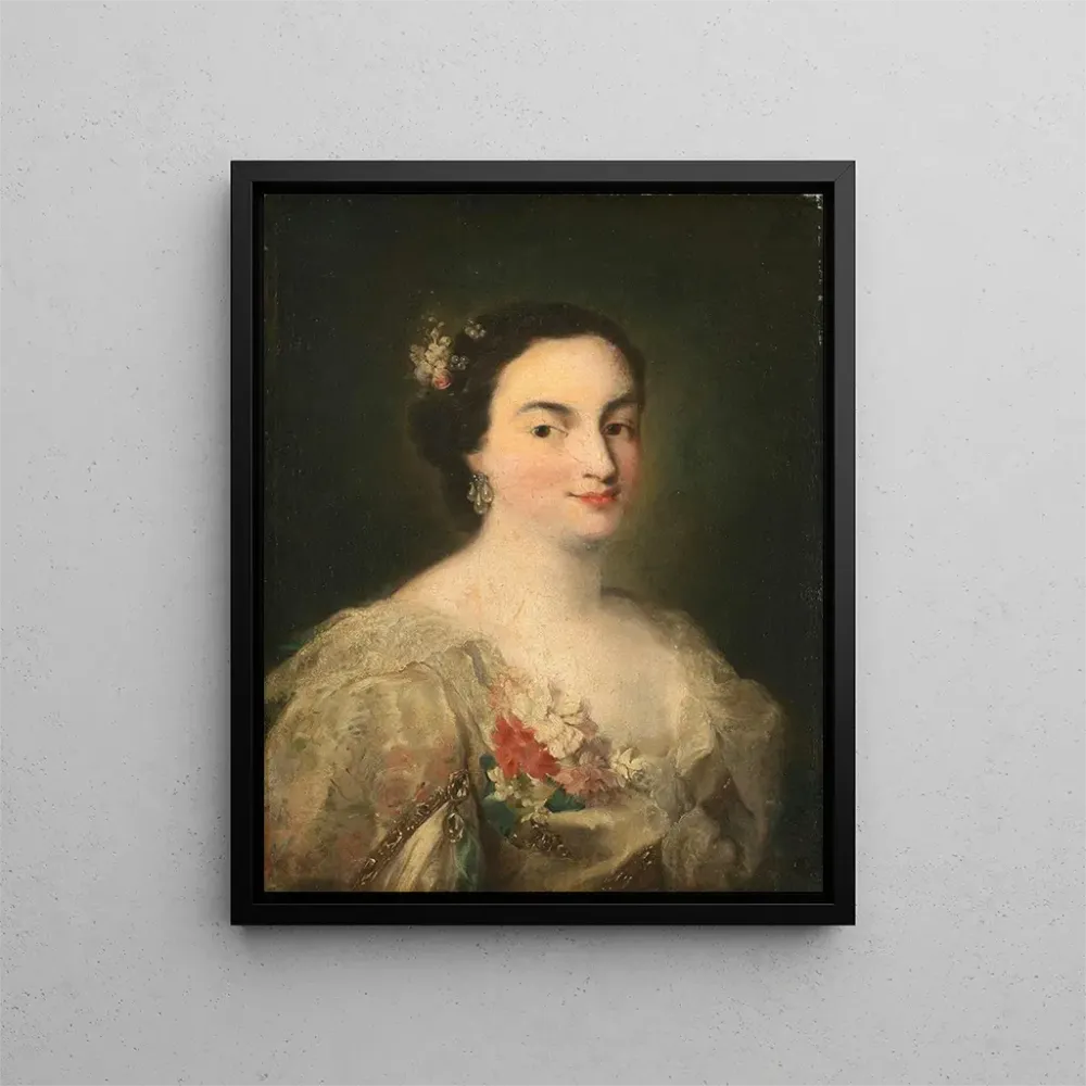 Maalaus Portrait d'une jeune femme - Alessandro Longhi | Taidetuloste