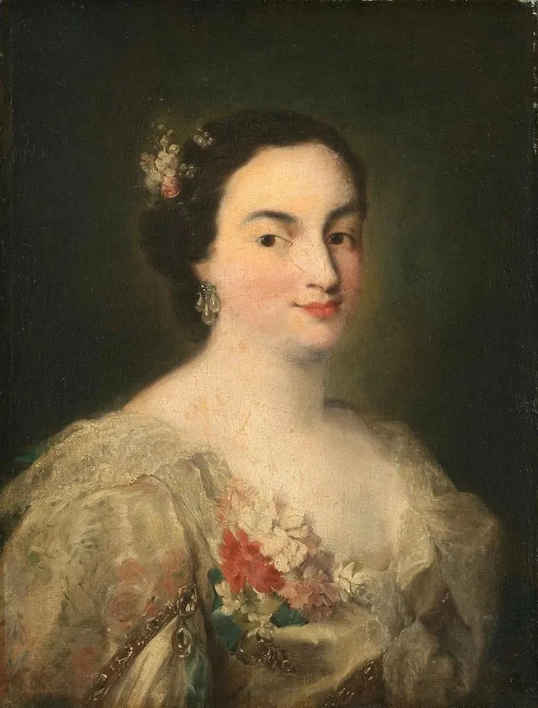 Maalaus Portrait d'une jeune femme - Alessandro Longhi | Taidetuloste