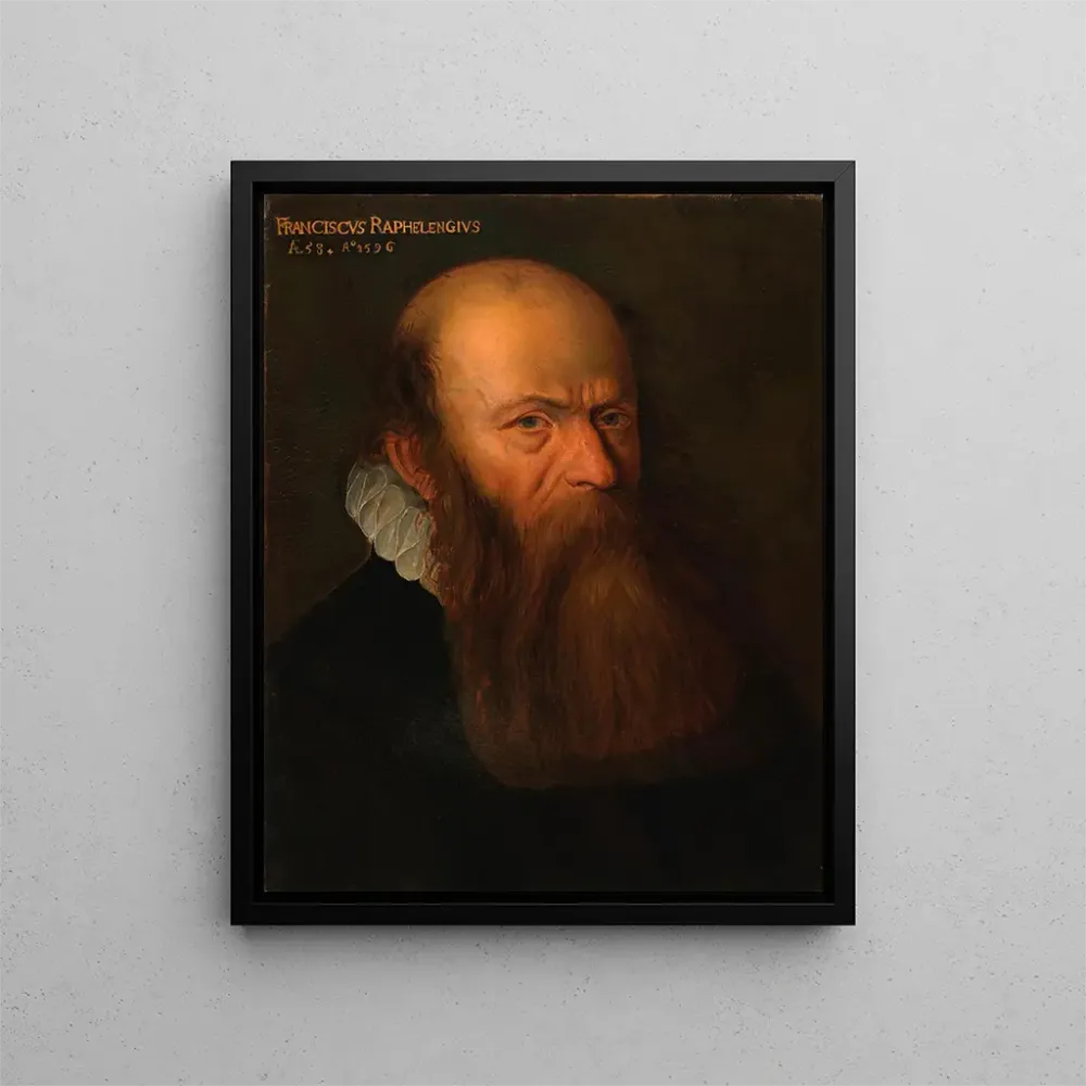 Maalaus Portrait de Franciscus Raphelengius - Albert Thys | Taidetuloste