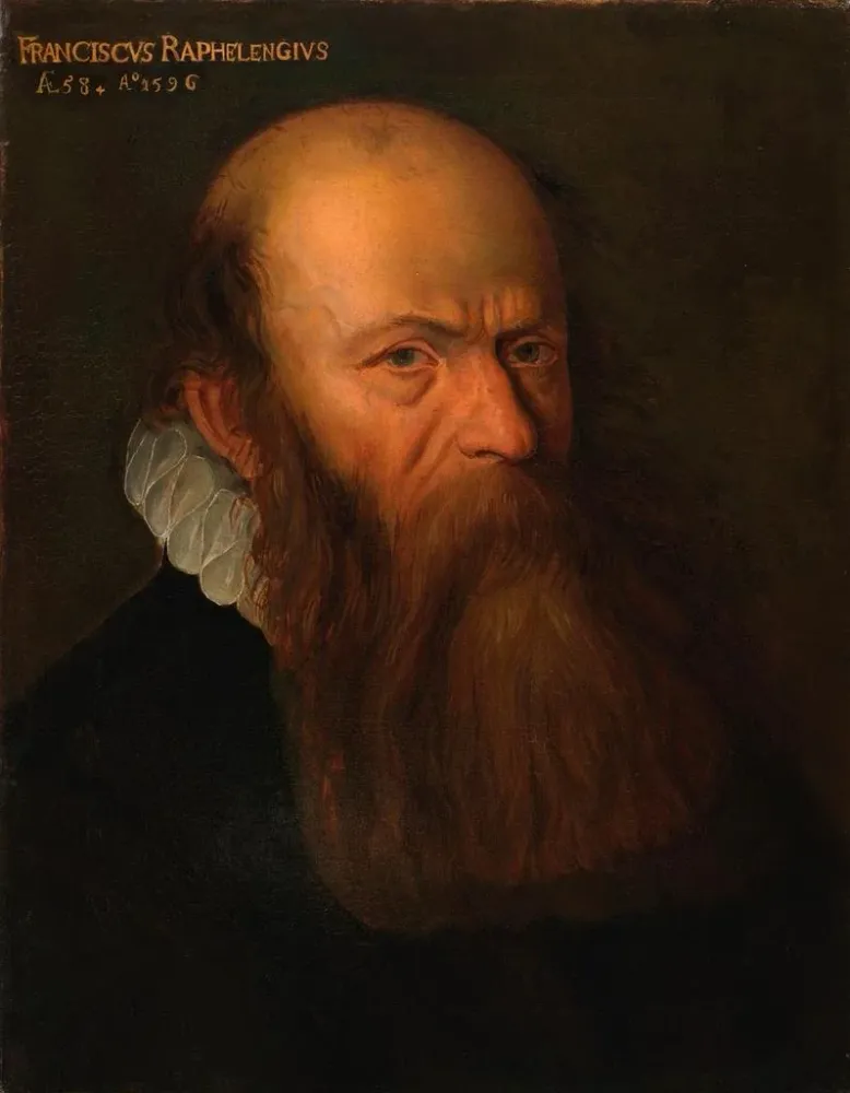Maalaus Portrait de Franciscus Raphelengius - Albert Thys | Taidetuloste