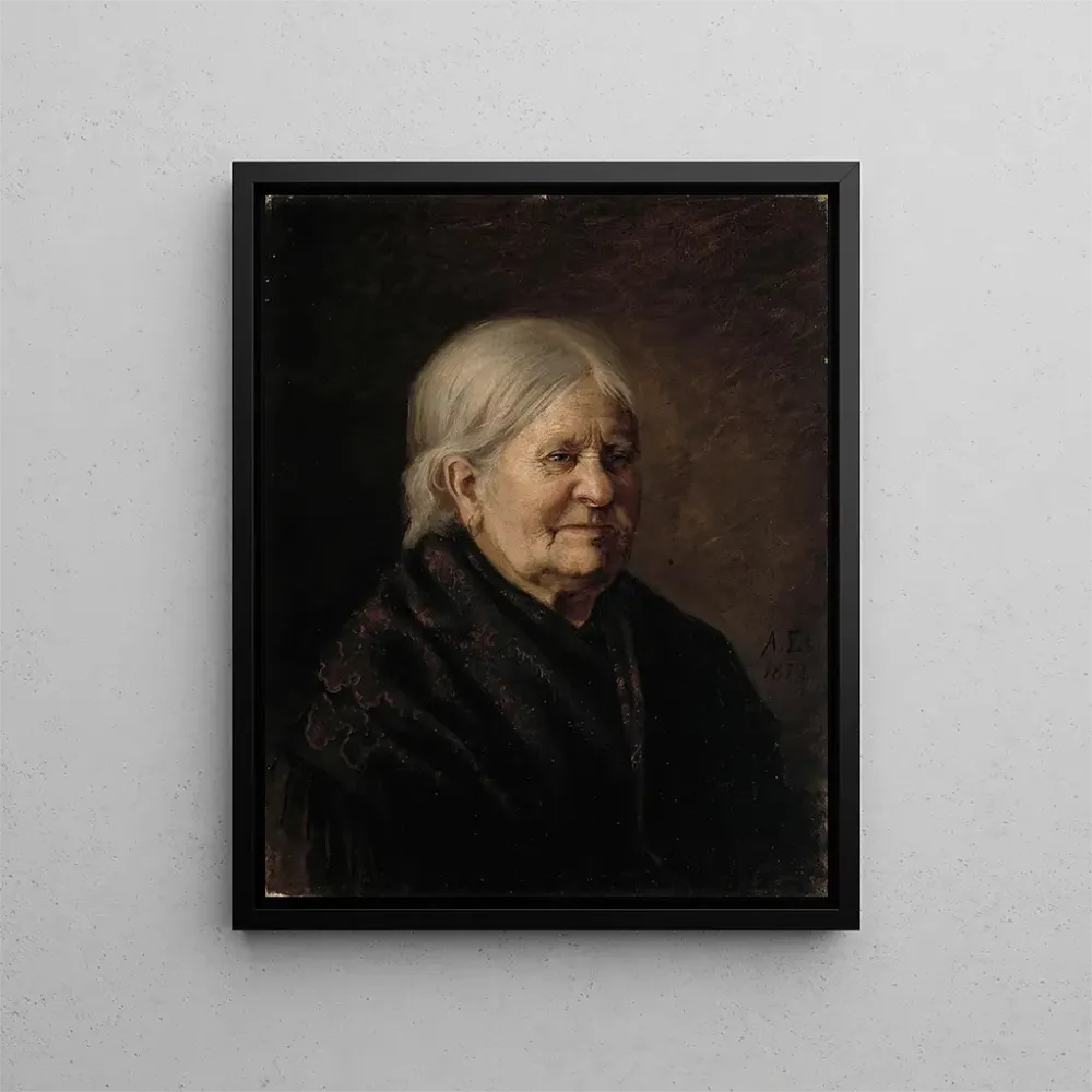 Maalaus Portrait de Fredrika Snygg Tajta - Albert Edelfelt | Taidetuloste