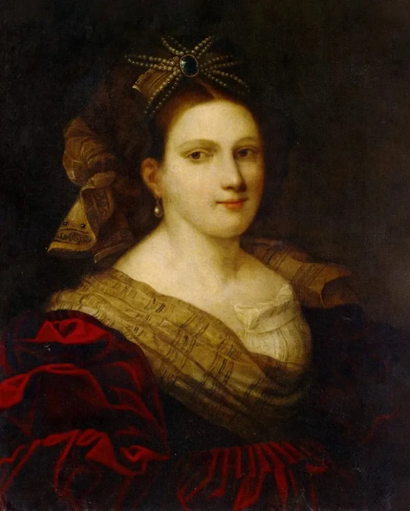 Maalaus Portrait de Laura dei Dianti - Anonyme | Taidetuloste