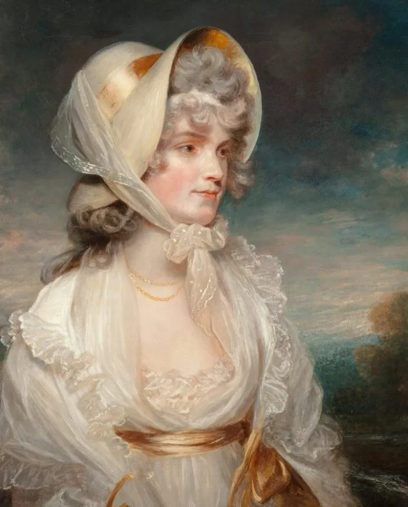 Maalaus Portrait de l'honorable Lucy Elizabeth Byng - Après John Hoppner | Taidetuloste