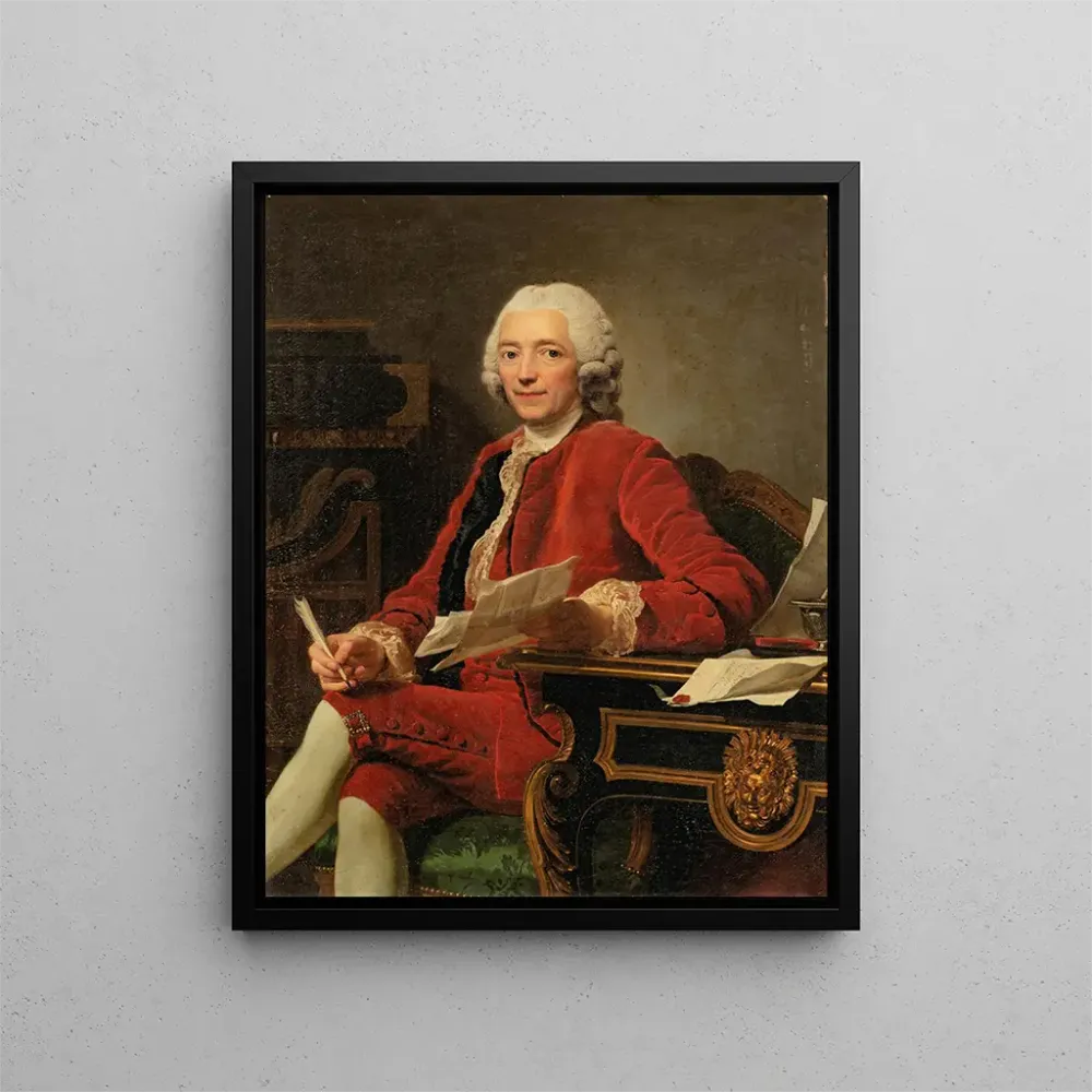 Maalaus Portrait Louis de Conzié - Alexander Roslin | Taidetuloste