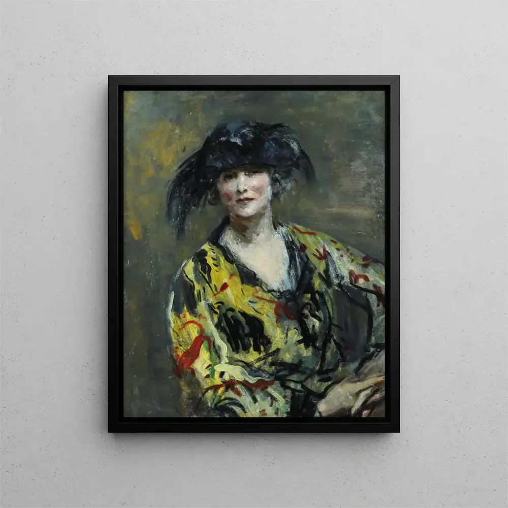 Maalaus Portrait de Madame Errasuriz - Ambrose McEvoy | Taidetuloste