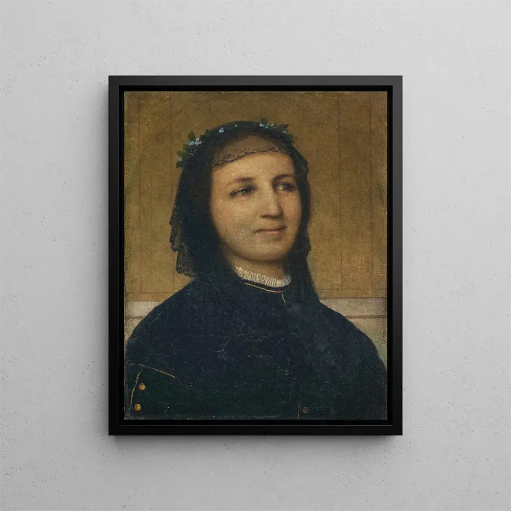 Maalaus Portrait de Margaretha Antoinette Mühly-Schermar - Arnold Böcklin | Taidetuloste
