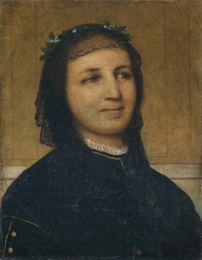 Maalaus Portrait de Margaretha Antoinette Mühly-Schermar - Arnold Böcklin | Taidetuloste