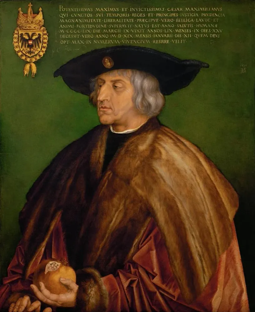 Maalaus Portrait de Maximilien Ier - Albrecht Dürer | Taidetuloste