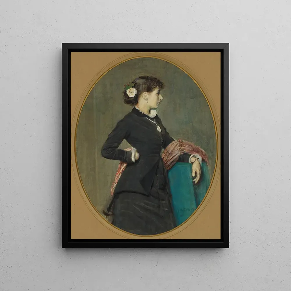 Maalaus Portrait de Mlle Nyström - Anders Zorn | Taidetuloste