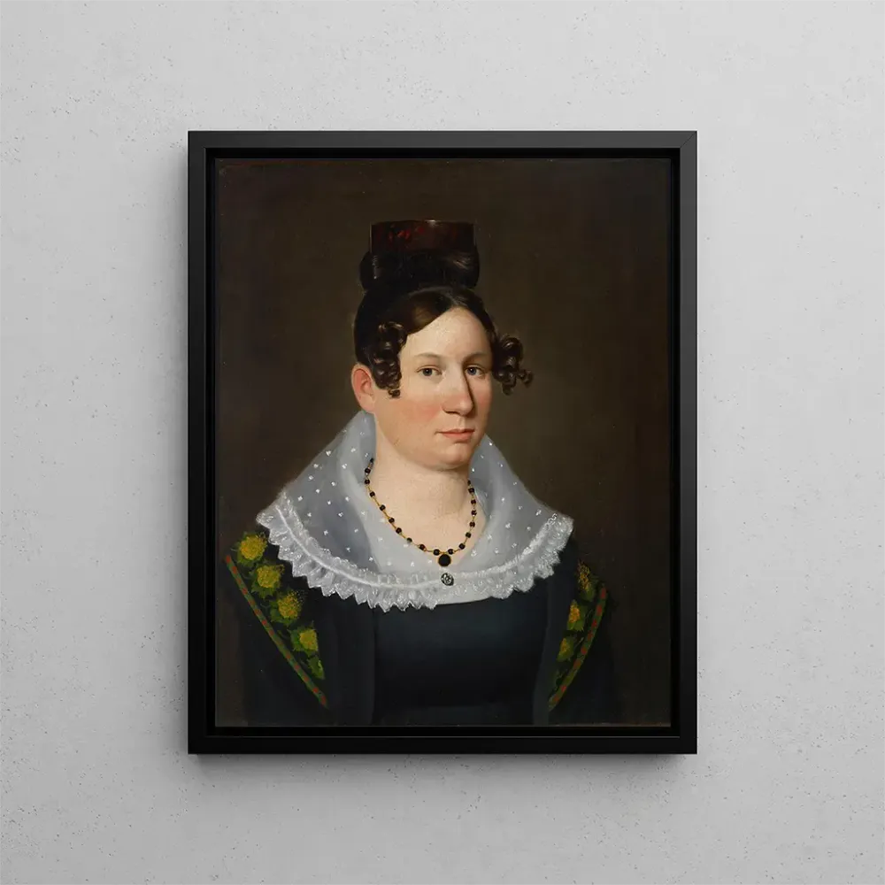 Maalaus Portrait de Mme John H. Sanders - Alexander Bradford | Taidetuloste