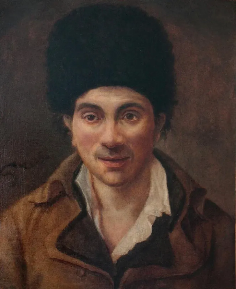 Maalaus Portrait présumé du Cordonnier Simon - Antoine-Jean Gros | Taidetuloste