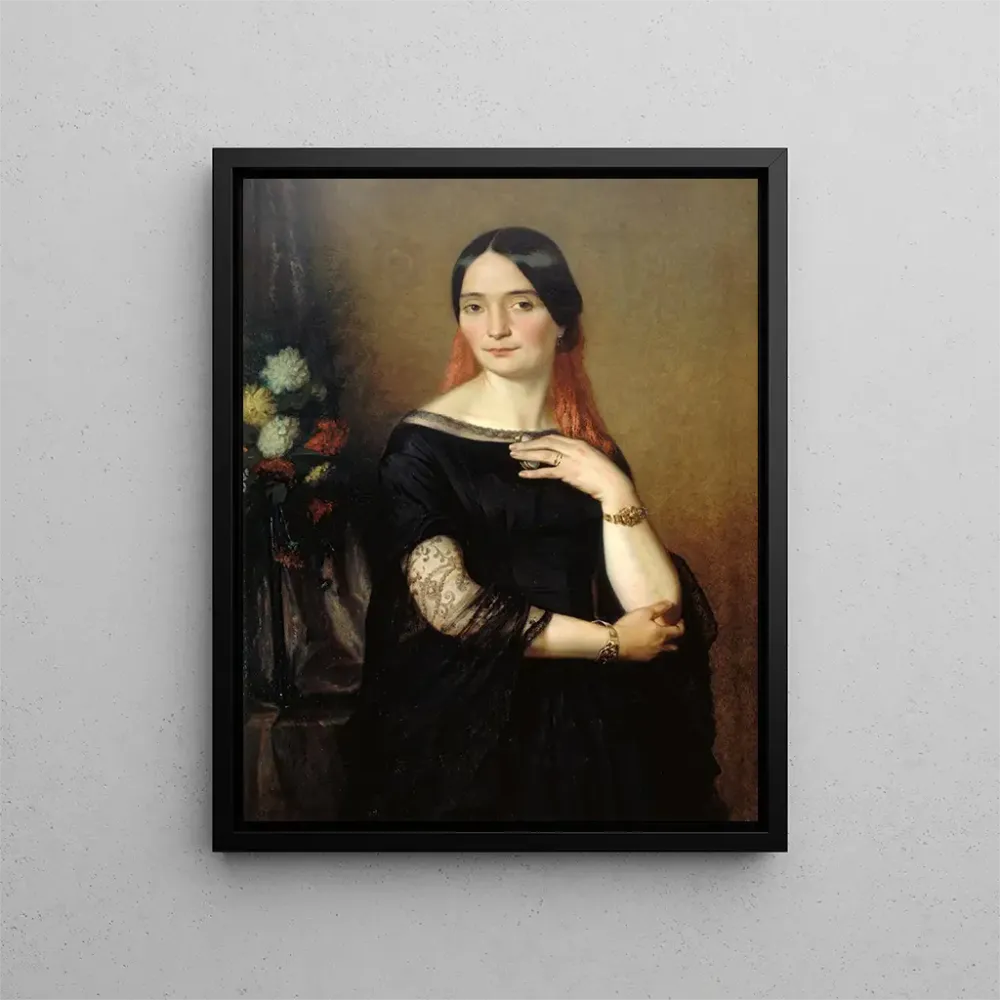 Maalaus Portrait présumé de Mlle Mars - Ary Scheffer | Taidetuloste