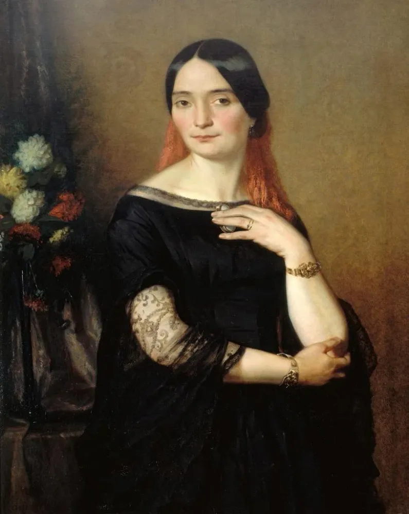 Maalaus Portrait présumé de Mlle Mars - Ary Scheffer | Taidetuloste