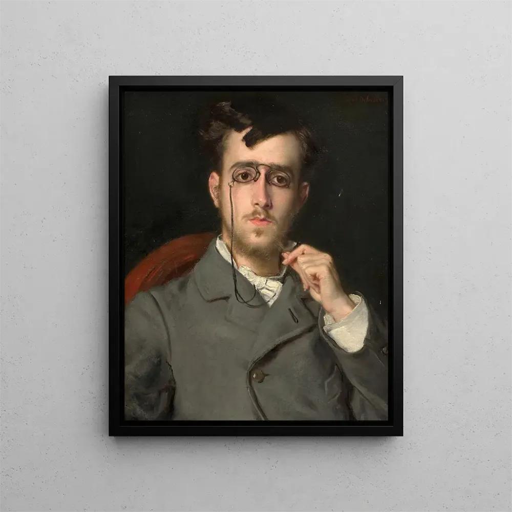 Maalaus Portrait présumé de Monsieur Camille le Senne - Alfred Dehodencq | Taidetuloste