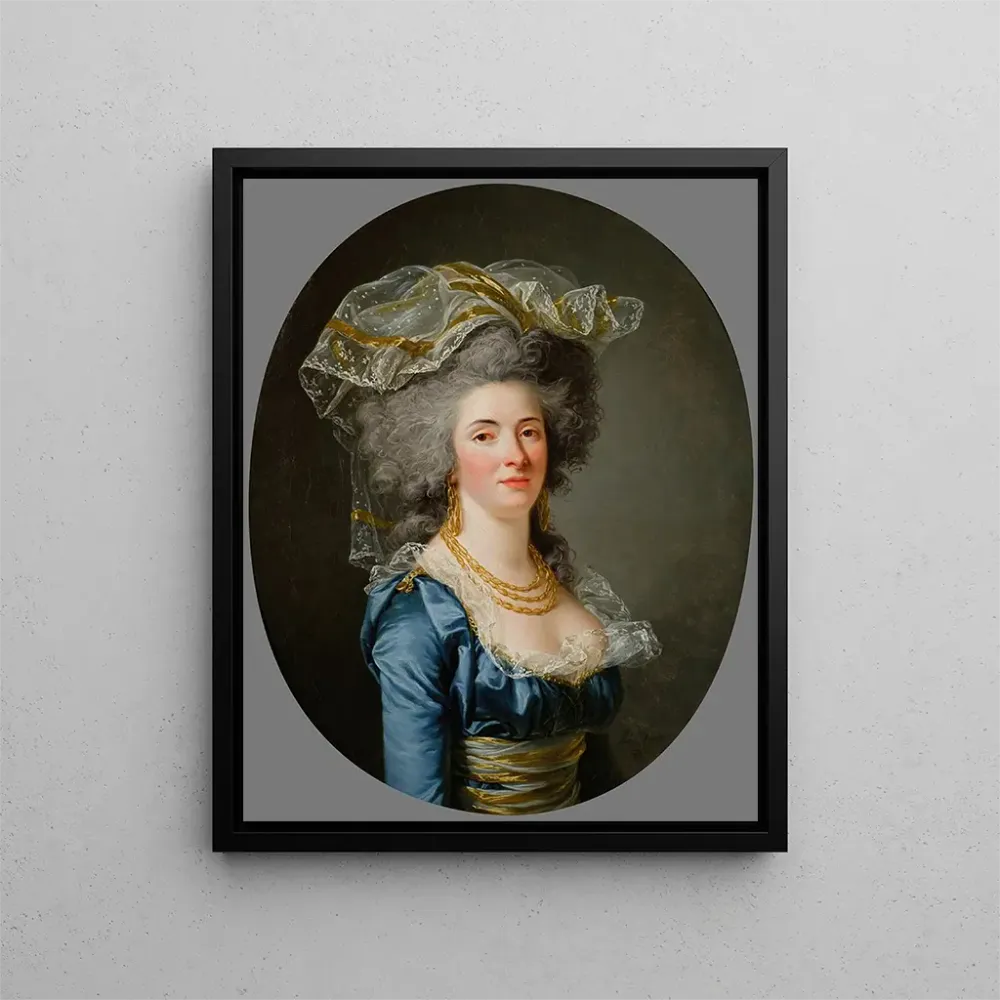 Maalaus Portrait présumé de Philiberte Orléans Perrin de Cypierre comtesse de Maussion - Adélaïde Labille-Guiard | Taidetu...