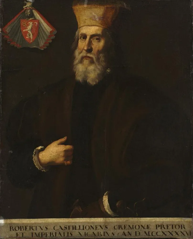 Maalaus Portrait de Roberto Castiglione - Anonyme | Taidetuloste