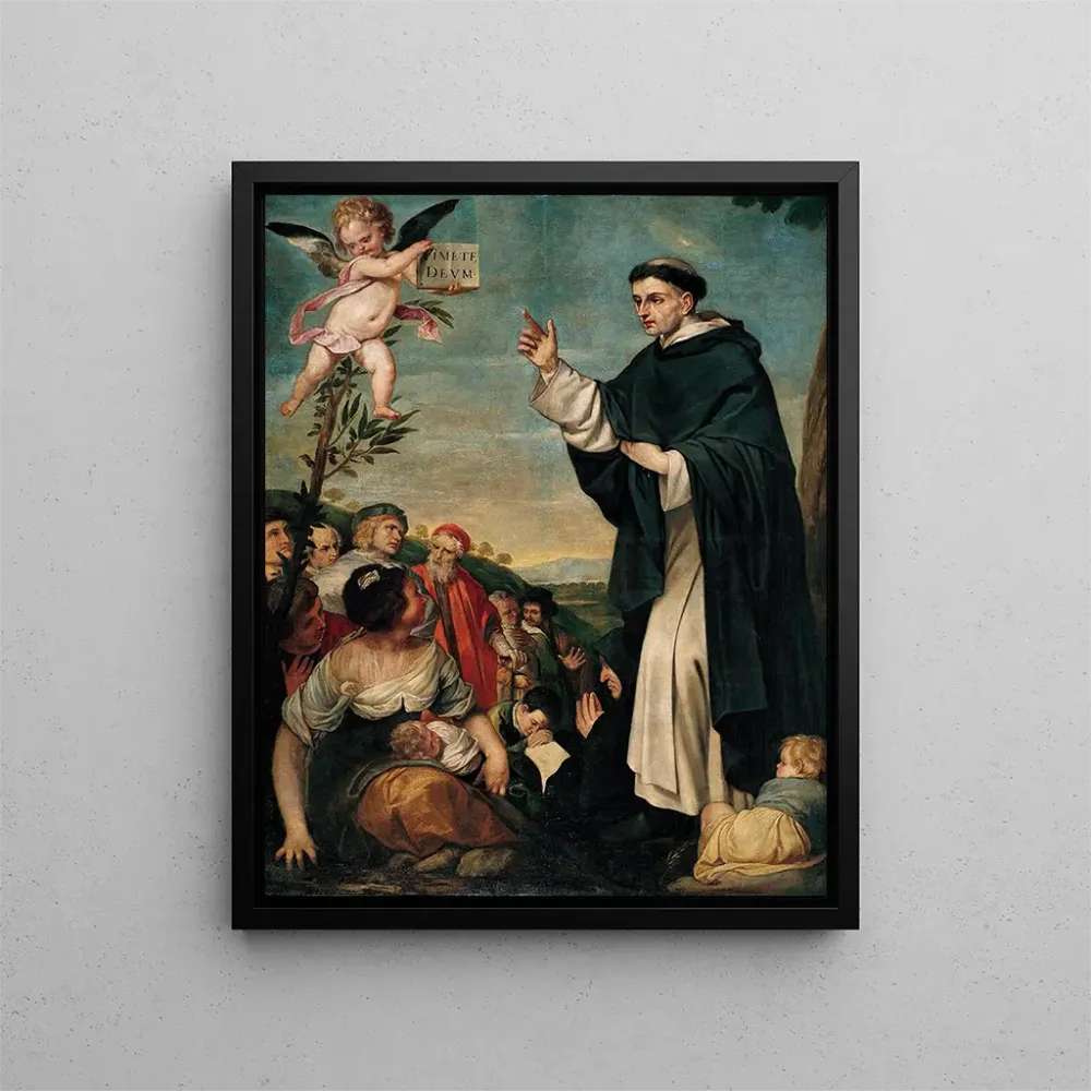 Maalaus Prédication de saint Vincent Ferrier - Alonso Cano | Taidetuloste