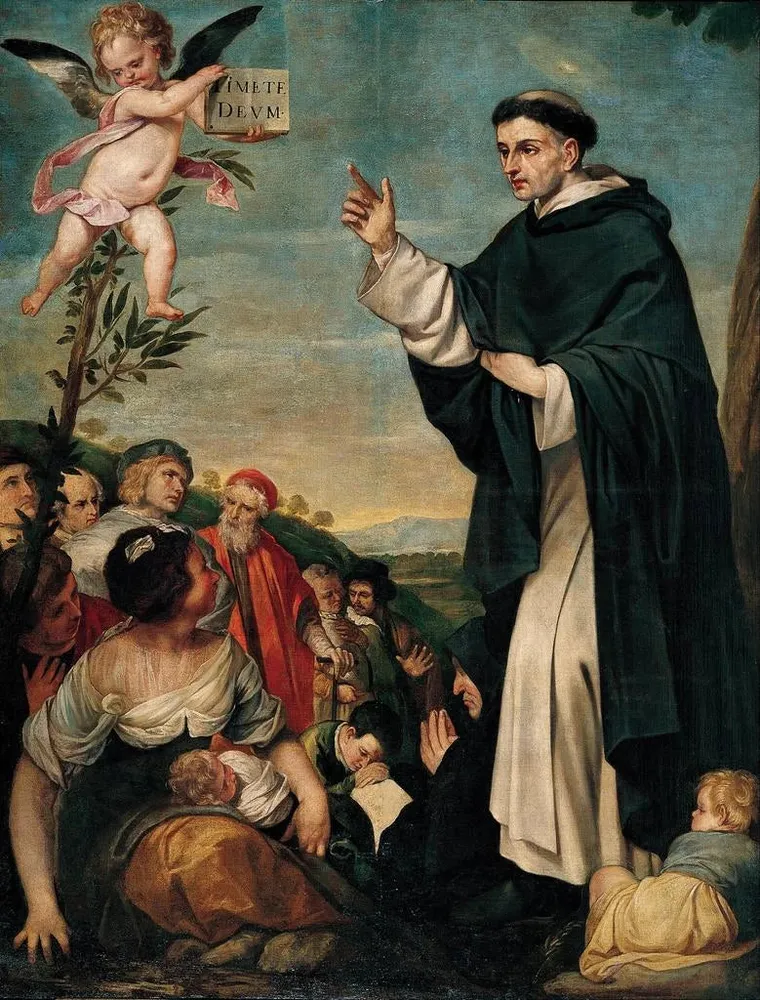 Maalaus Prédication de saint Vincent Ferrier - Alonso Cano | Taidetuloste