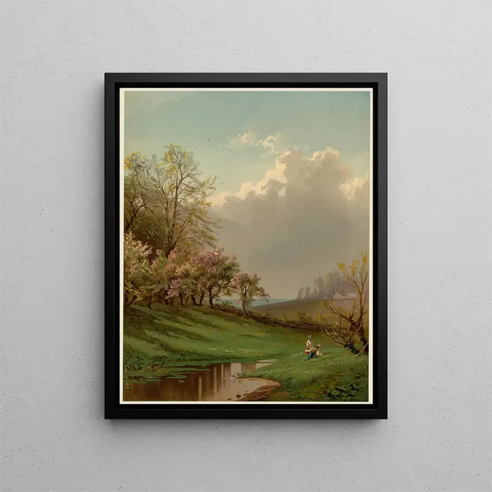 Maalaus Printemps - Alfred Thompson Bricher | Taidetuloste
