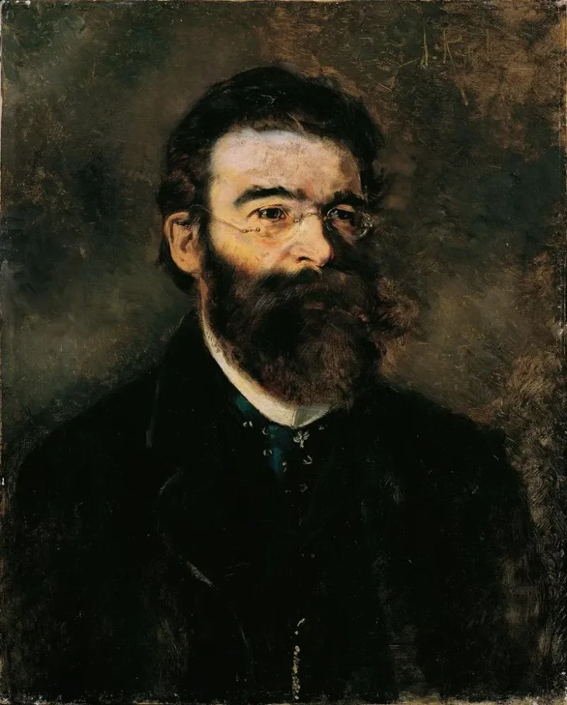 Maalaus Le professeur interniste Samuel Stern - Anton Romako | Taidetuloste