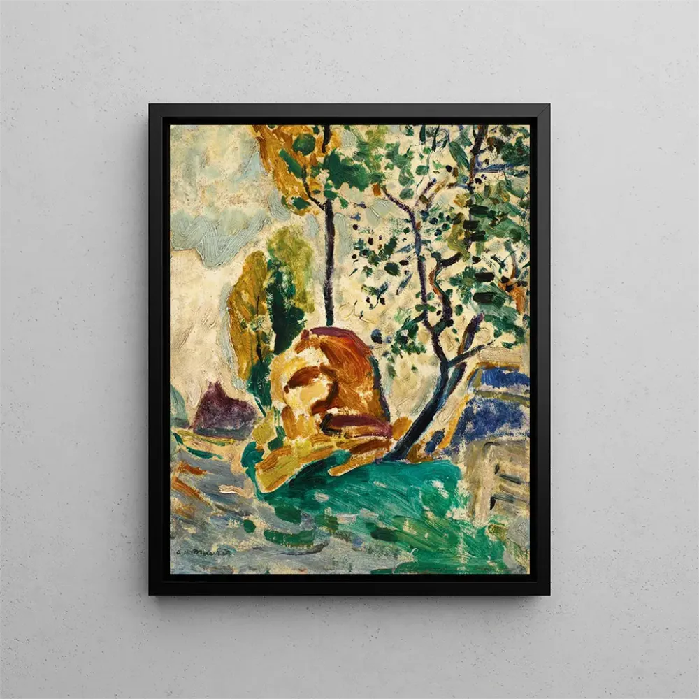 Maalaus Puu ja kivi - Alfred Henry Maurer | Taidetuloste