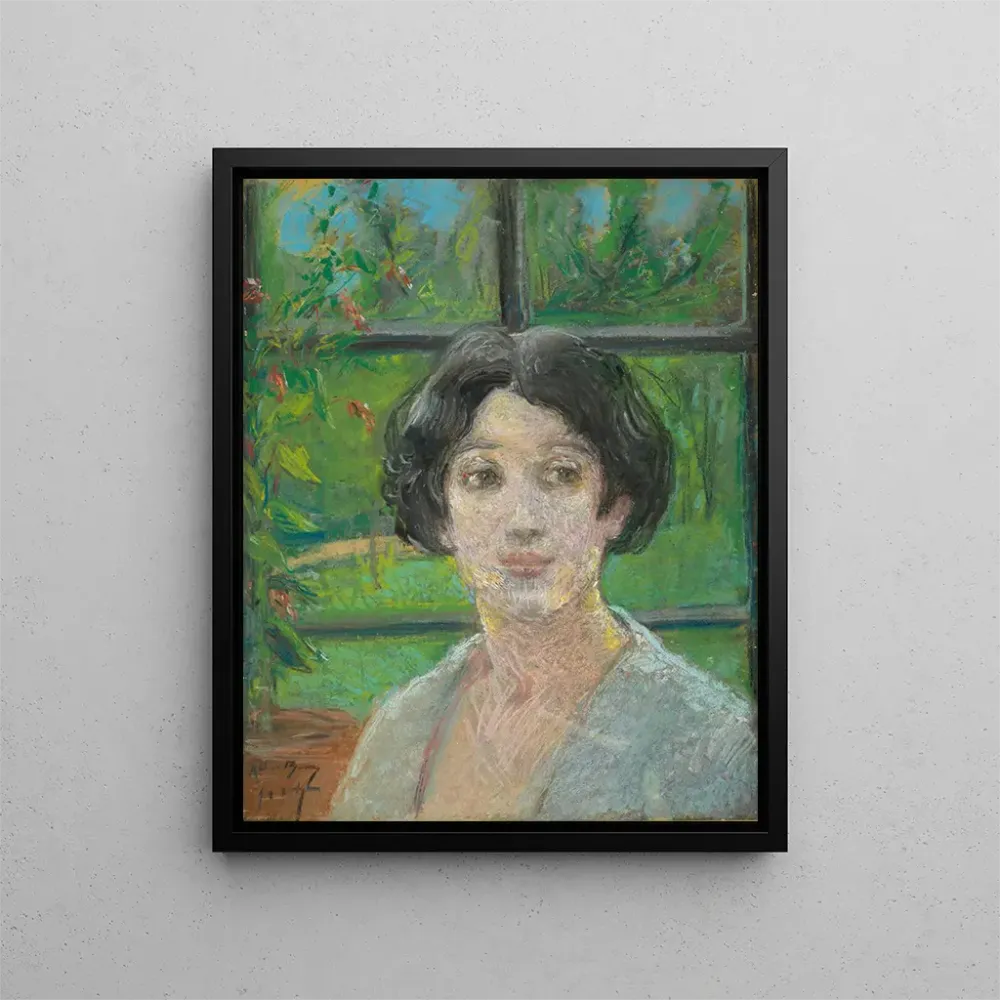 Maalaus Puutarhan ikkuna - Alice Pike Barney | Taidetuloste