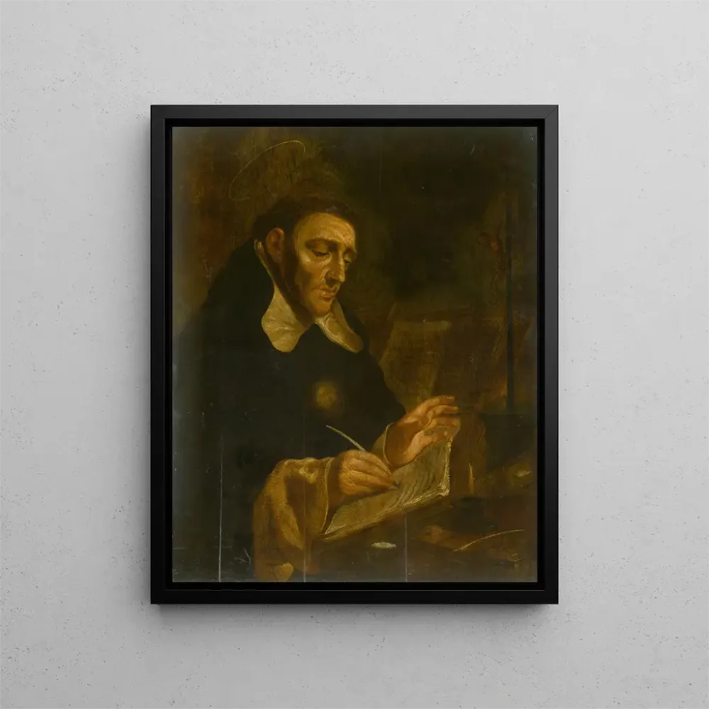 Maalaus Pyhä Thomas Aquinas - Anonyymi | Taidetuloste