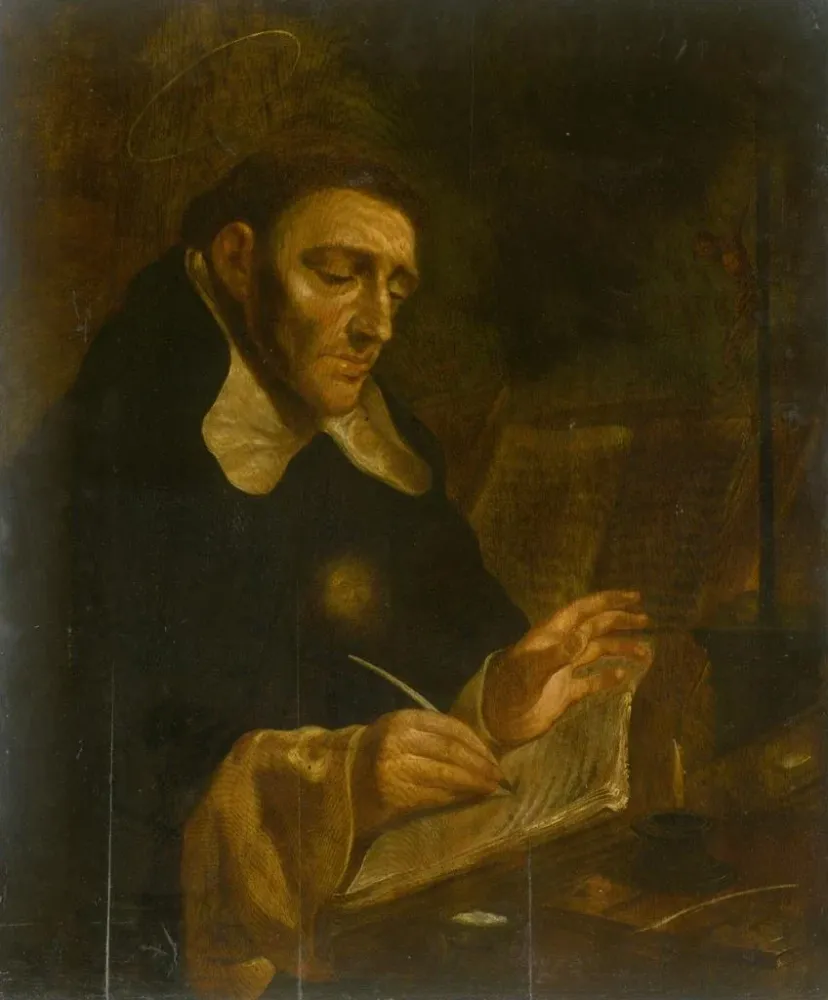Maalaus Pyhä Thomas Aquinas - Anonyymi | Taidetuloste