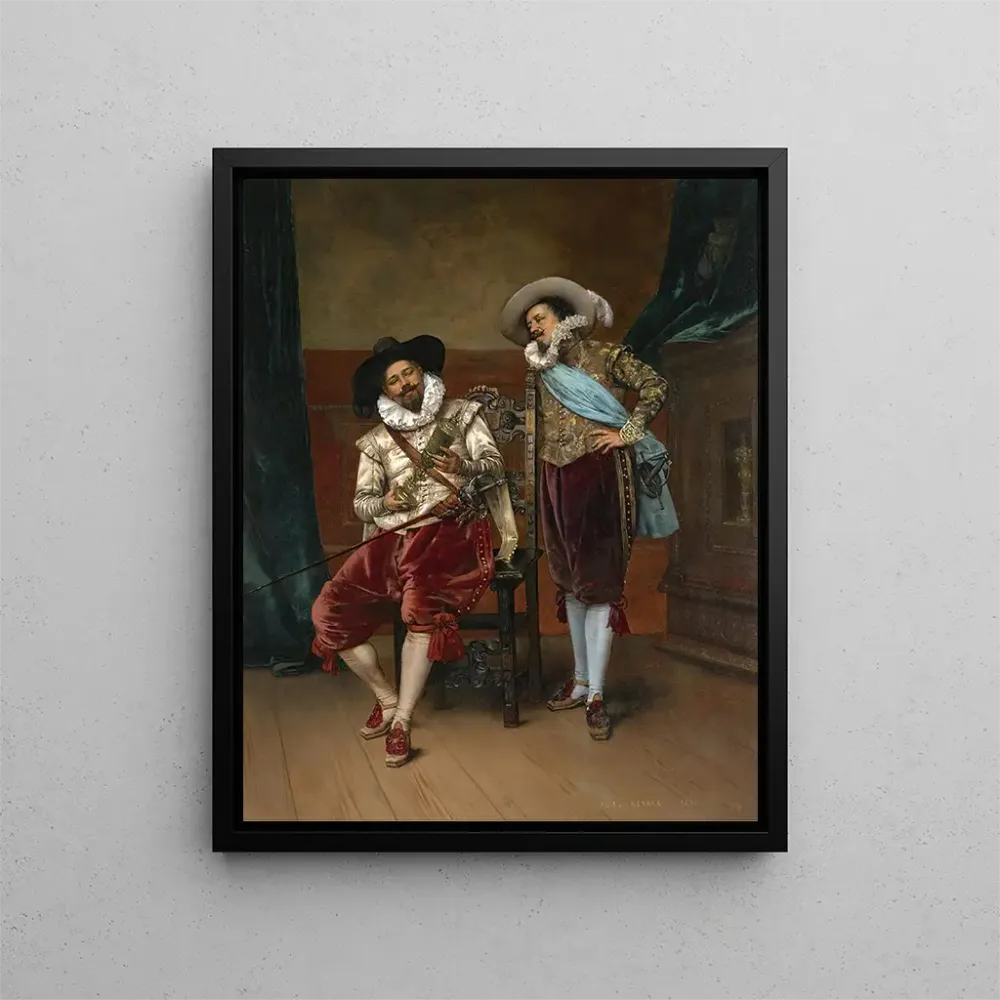 Maalaus Ratsastajat - Adolphe Alexandre Lesrel | Taidetuloste
