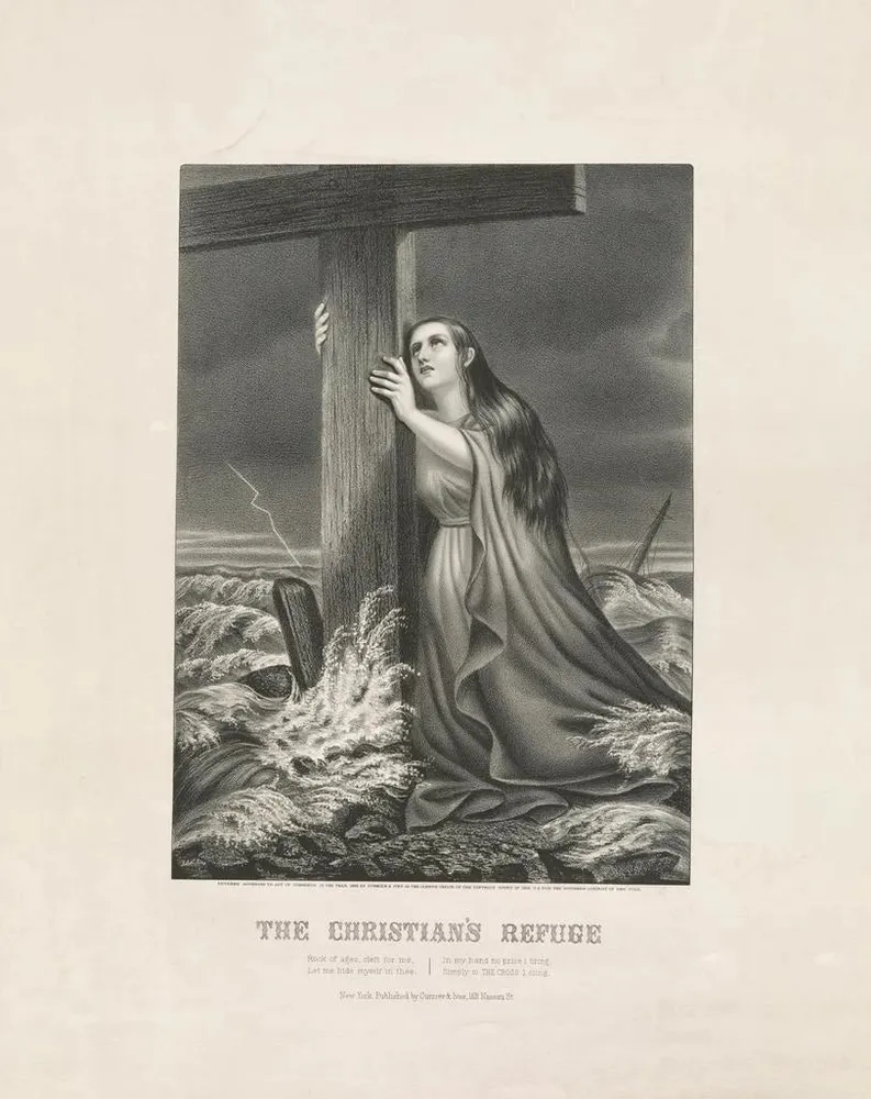 Maalaus Le Refuge des chrétiens - Currier Ives | Taidetuloste