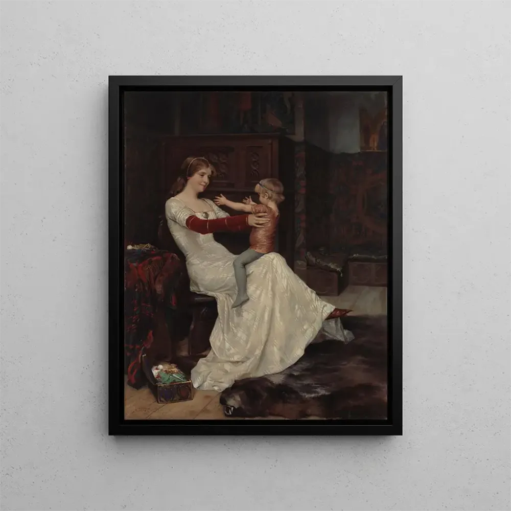 Maalaus Reine Bianca - Albert Edelfelt | Taidetuloste