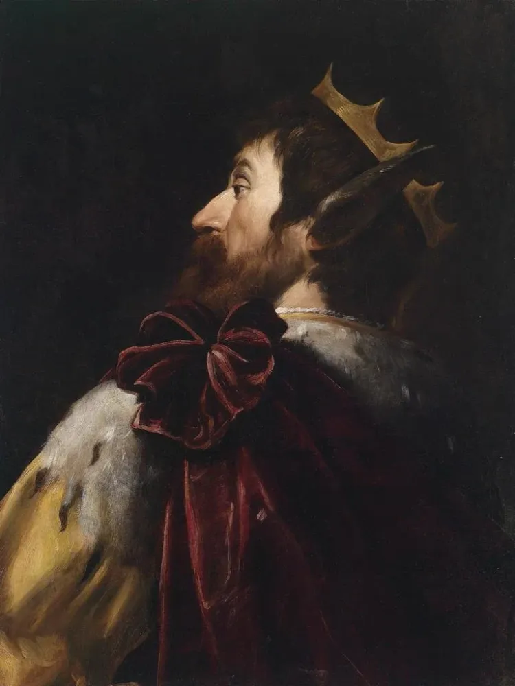 Maalaus Le roi Midas - Andrea Vaccaro | Taidetuloste