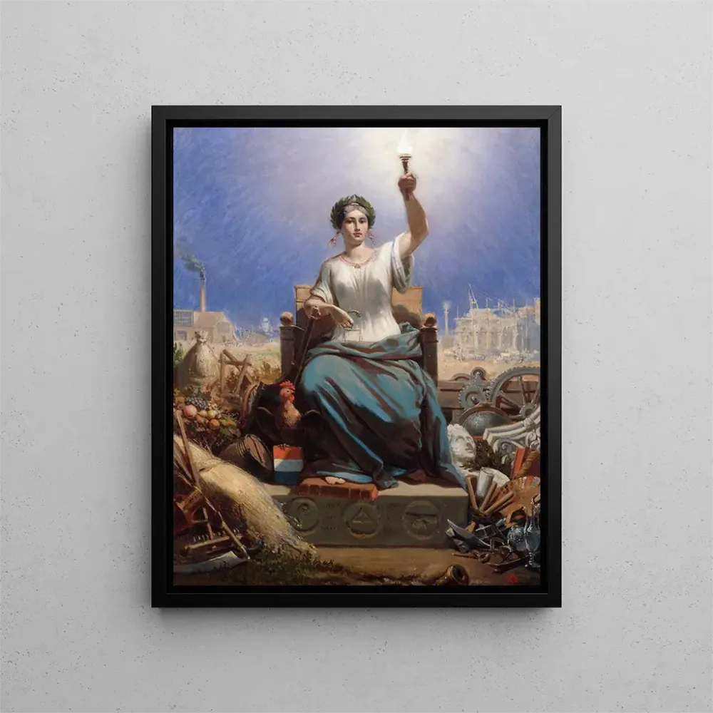 Maalaus La République - Ange-Louis Janet | Taidetuloste