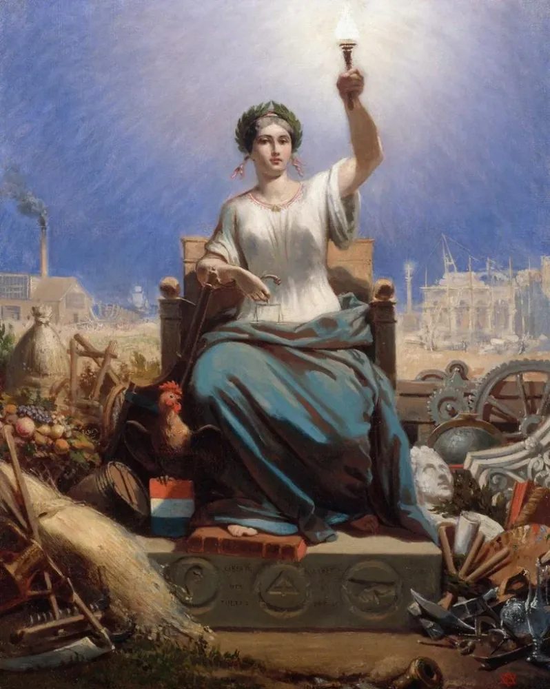Maalaus La République - Ange-Louis Janet | Taidetuloste