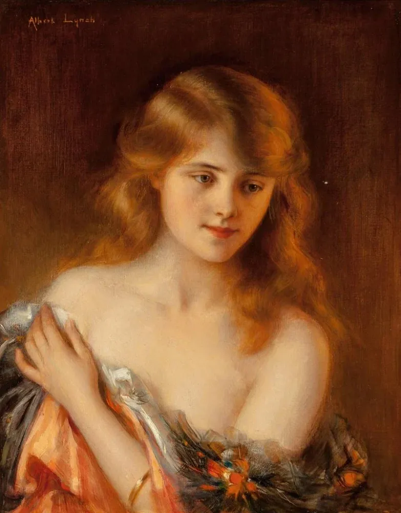 Maalaus Rêverie - Albert Lynch | Taidetuloste